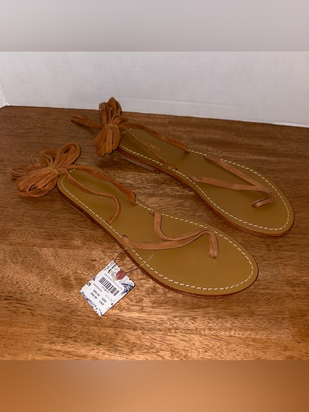 Anthropologie Pilcro Leather Sandals Women's Size 7 NEW